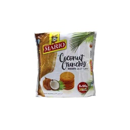 [0100023463] MARIO CRUNCHY COCONUT BISCUIT 8X90GM
