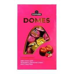 [0100027102] SAPPHIRE DOMES STRAWBERRY DOUBLE TWIST BAG 800GM