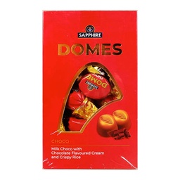 [0100027104] SAPPHIRE DOMES CHOCO DOUBLE TWIST BAG 800GM