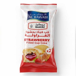 [0100003685] AL RAWABI STRAWBERRY CUP CAKE 2X30GM