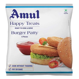 [0100002497] AMUL HAPPY TREATS VEGBURGER PATTY 360GM