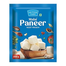 [0100027162] MOTHER DAIRY MALAI PANEER CUBE 200GM