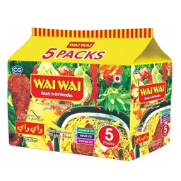 [0100006200] WAI WAI NOODLES PKT CHICKEN 5X75GM
