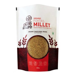 [0100002792] PURE &amp; SURE  ORGANIC FOXTAIL MILLET 500GM