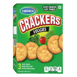 [0100020439] CREMICA  VEGGIES CRACKER 250GM