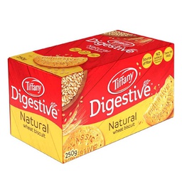 [0100023662] TIFFANY DIGESTIVE NATURAL BISCUIT 250GM