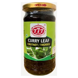 [0100019042] 777 CURRY LEAF CHUTNEY/THOKKU 400GM