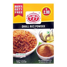 [0100019051] 777 SPICED DHALL RICE POWDER 165GM