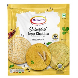 [0100020647] MANIARRS JEERA KHAKHRA 200GM