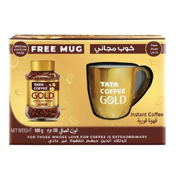 [0100027192] TATA COFFEE GOLD 100GM + MUG