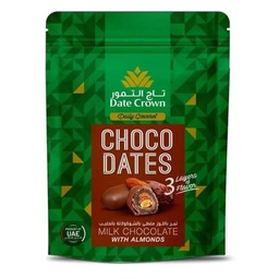 [0100027208] DATE CROWN CHOCOLATE DATES 250GM