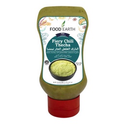 [0100027456] FOOD EARTH FIERY CHILLI THECHA 290GM