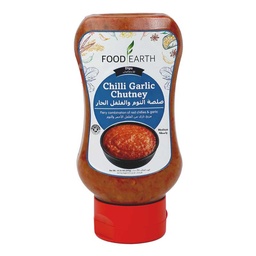 [0100027458] FOOD EARTH CHILLI GARLIC CHUTNEY 290GM