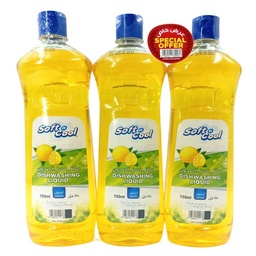[0100027535] SOFTNCOOL DISHWASH LIQUID 3X750ML