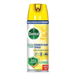 [0100027239] DETTOL ANTIBACTERIAL  SPRAY CITRUS 450ML