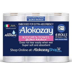[0100027406] ALOKOZAY KITCHEN TOWEL 6 ROLL 2PLY