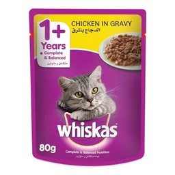 [0100027509] WHISKAS CAT FOOD CHICKEN 80GM
