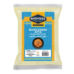 [0100027634] MADHOOR BLACK CHANA ATTA 500GM