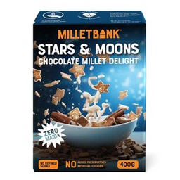[0100023921] MILLET BANK STARS &amp; MOONS (CHOCOLATE) CEREAL 400GM