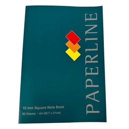 [0100027922] PAPERLINE SQUARE NOTEBOOK 10MM 80SHEETS