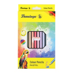[0100027943] FLAMINGO PASTEL PENCIL 12 CLOR