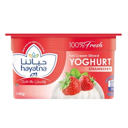 [0100028102] HAYATNA SET YOGHURTS STRAWBERRY 140GM