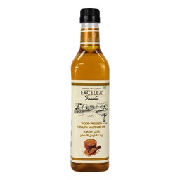 [0100028163] EXCELLA WOOD PRESSED YELLOW MUSTARD OIL 1LTR