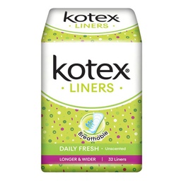 [0100028334] KOTEX BREATHABLE  DAILY AROMA FRESH 32 LINERS
