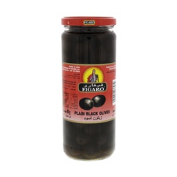 [0100008451] FIGARO OLIVES PLAIN BLACK  270GM