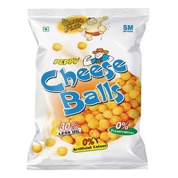[0100028716] PEPPY CHEESE BALLS 55GM