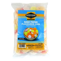 [0100029071] MADHOOR SAGO PAPAD FLAVOURED COIN 200GM