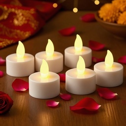 [0100029032] ZAYO LED TEALIGHT PACK OF 6 BATTERY