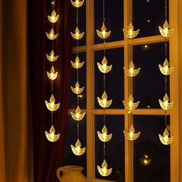 [0100029024] ZAYO LED DIYA CURTAIN LIGHT  WARM WHITE 3MX1M
