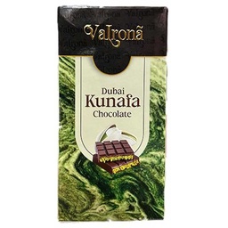 [0100029336] VALRONA DUBAI KUNAFA CHOCOLATE 100GM