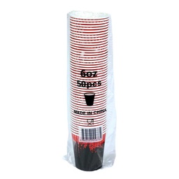 [0100029354] ASVA PAPER CUP 6 OZ 50PCS