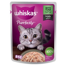 [0100029375] WHISKAS PURRFECTLY TUNA 85GM