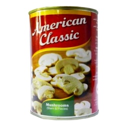 [0100029437] AMERICAN CLASSIC MUSHROOM SLICE 400GM