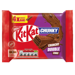 [0100029599] NESTLE KITKAT CHUNKY DOUBLE CHOCO 4X34GM