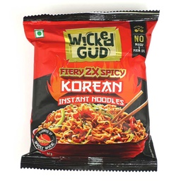 [0100029612] WICKEDGUD FIERY 2X SPICY KOREAN INSTANT NOODLES 67GM