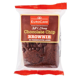 [0100029851] EUROCAKE CHOCOLATE CHIP BROWNIE 50GM