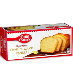 [0100030074] BETTY CROCKER POUND CAKE VANILLA 250GM