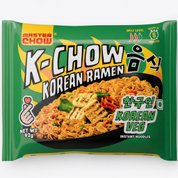 [0100030110] MASTER CHOW KOREAN VEG INSTANT NOODLES 92G
