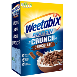 [0100030177] WEETABIX PROTEIN CRUNCH CHOCO 450GM