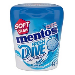 [0100024469] MENTOS FRESH DIVE GUM PEPPERMINT 44PX2GM