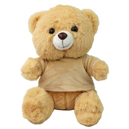 [0100030356] TRENTOR SOFT BEIGE TEDDY BEAR 25CM