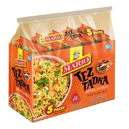 [0100019614] MARIO TEZ TADKA EXTRA SPICY MASALA NOODLES 5*85GM