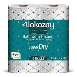 [0100020336] ALOKOZAY BATHROOM TISSUE 4RLSX3PLYX160s