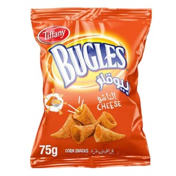 [0100004695] TIFFANY BUGLES CHIPS CHEESE 75GM