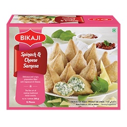 [0100014595] BIKAJI SPINACH &amp;CHEESE SAMOSA 360GM