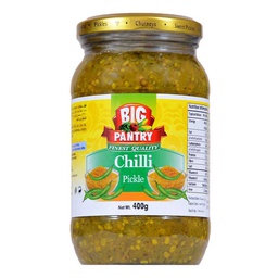 [0100025177] BIG PANTRY GREEN CHILLI PICKLE 400GM